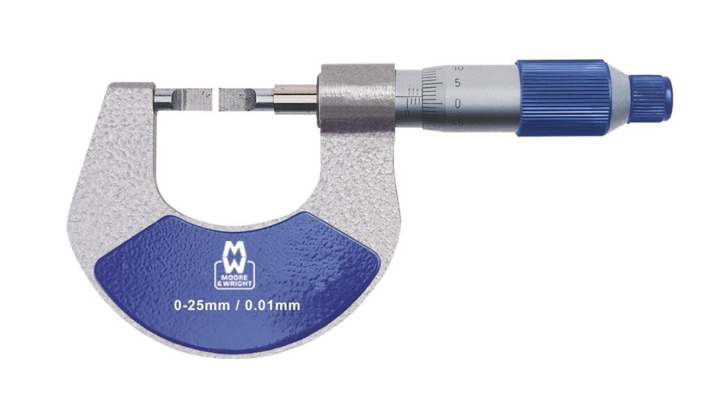 Moore & Wright 275-01 Blade External Micrometer 0-25mm